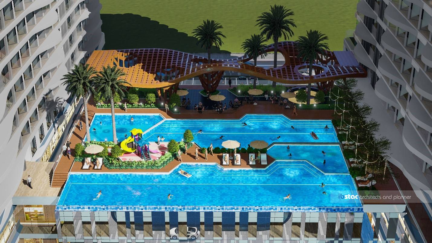 hồ bơi dự án