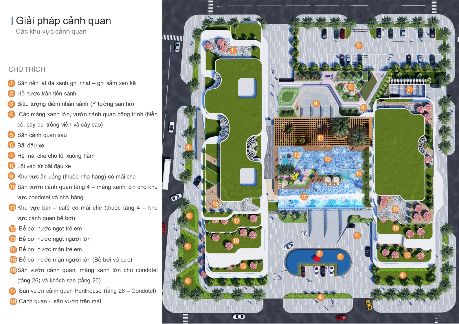 mặt bằng tiện ích dự án